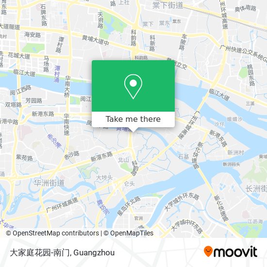 大家庭花园-南门 map