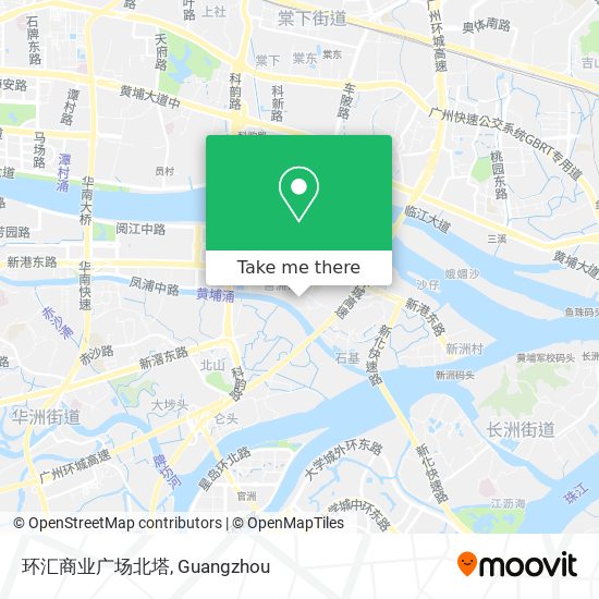 环汇商业广场北塔 map