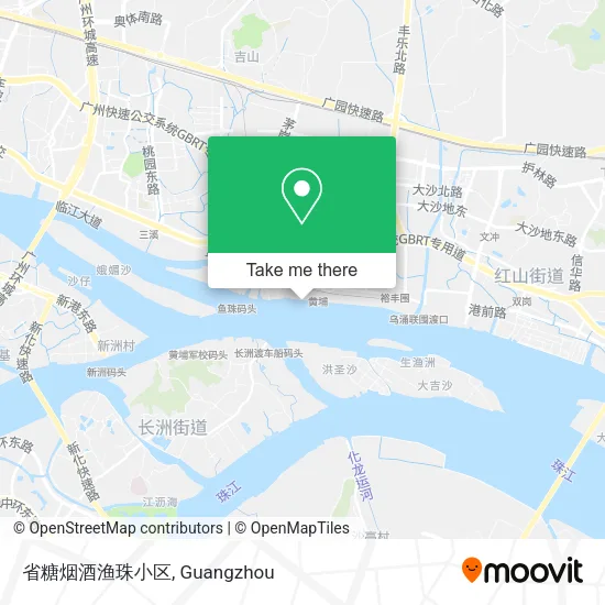 省糖烟酒渔珠小区 map