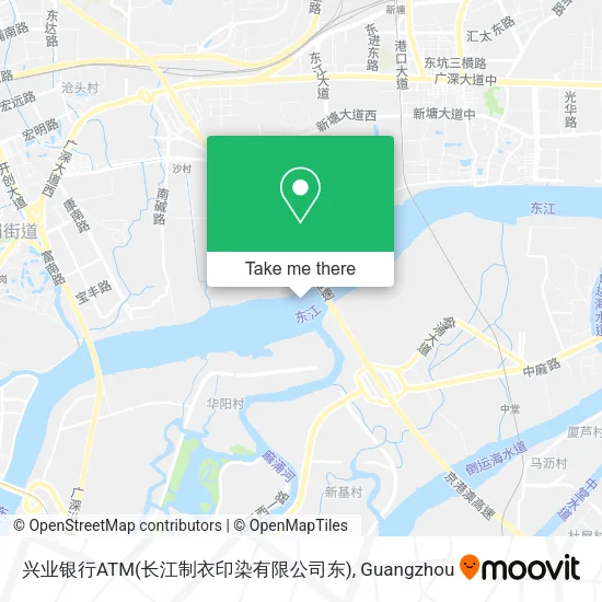 兴业银行ATM(长江制衣印染有限公司东) map