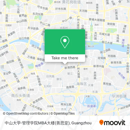 中山大学-管理学院MBA大楼(善思堂) map