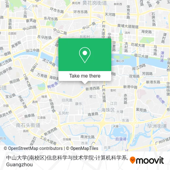 中山大学(南校区)信息科学与技术学院-计算机科学系 map