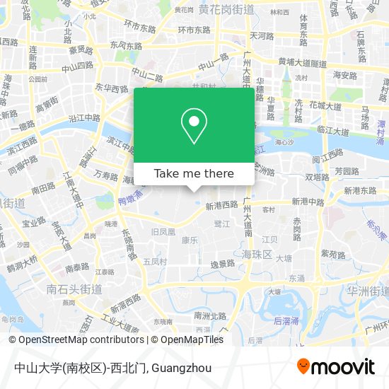 中山大学(南校区)-西北门 map