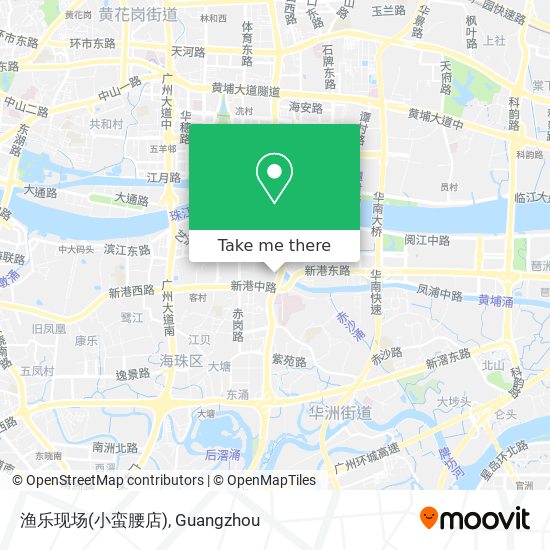 渔乐现场(小蛮腰店) map