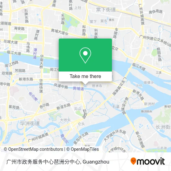 广州市政务服务中心琶洲分中心 map