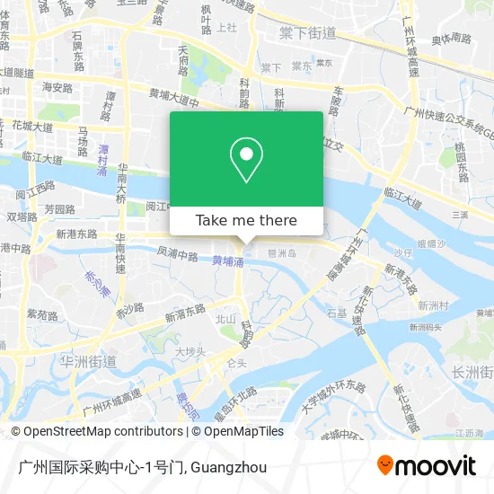广州国际采购中心-1号门 map
