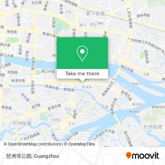 琶洲塔公园 map