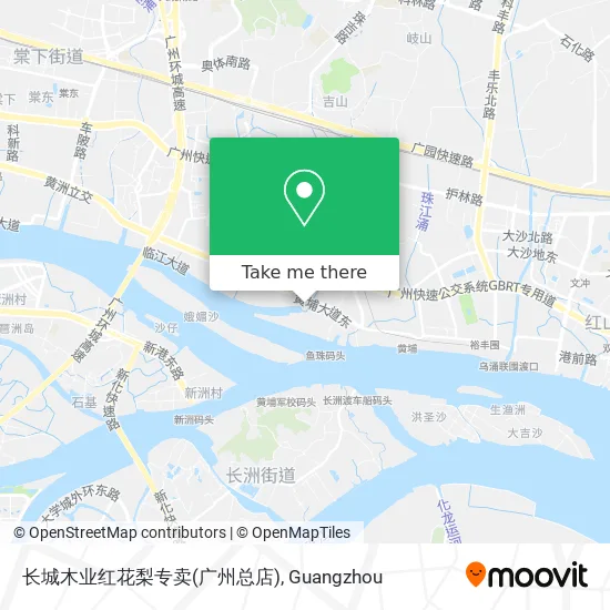 长城木业红花梨专卖(广州总店) map