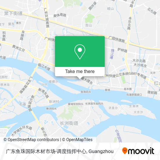 广东鱼珠国际木材市场-调度指挥中心 map