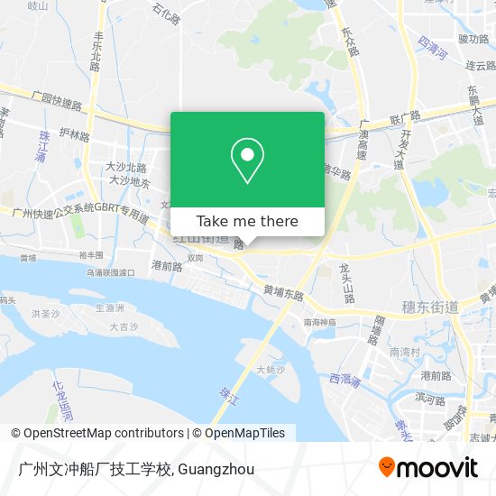 广州文冲船厂技工学校 map