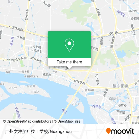 广州文冲船厂技工学校 map