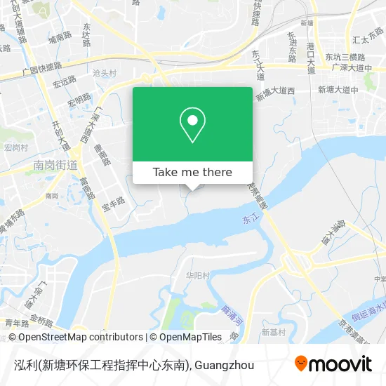 泓利(新塘环保工程指挥中心东南) map