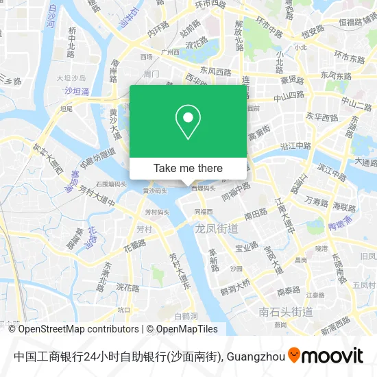 中国工商银行24小时自助银行(沙面南街) map