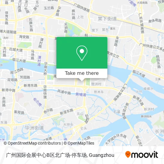 广州国际会展中心B区北广场-停车场 map