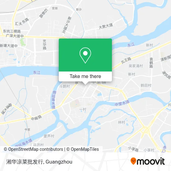 湘华凉菜批发行 map