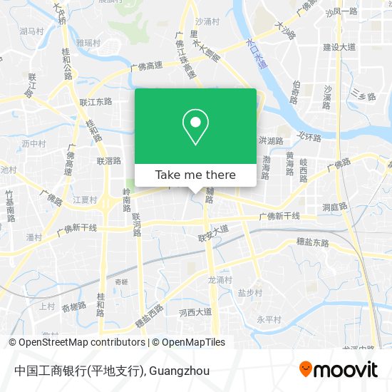 中国工商银行(平地支行) map