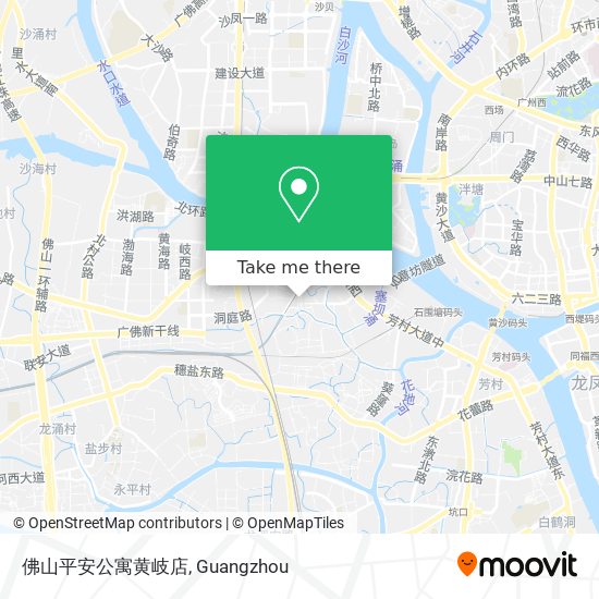 佛山平安公寓黄岐店 map
