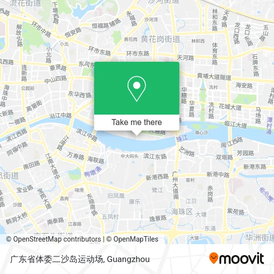 广东省体委二沙岛运动场 map