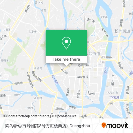 菜鸟驿站(寻峰洲路8号万汇楼商店) map