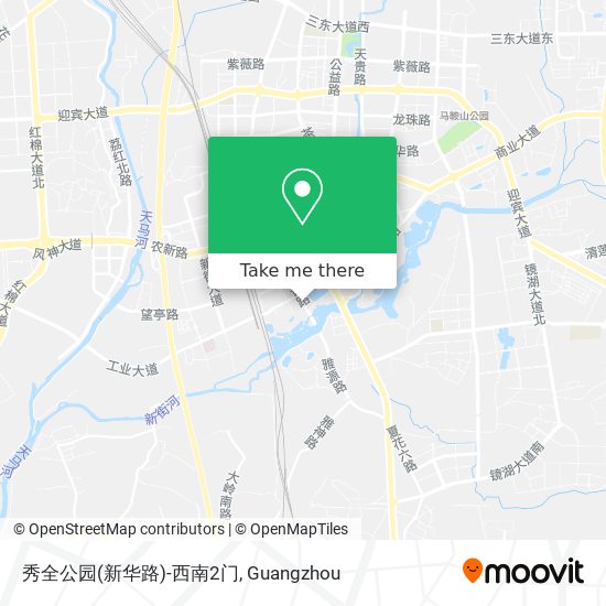 秀全公园(新华路)-西南2门 map
