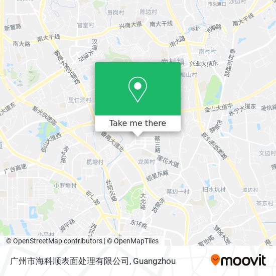 广州市海科顺表面处理有限公司 map