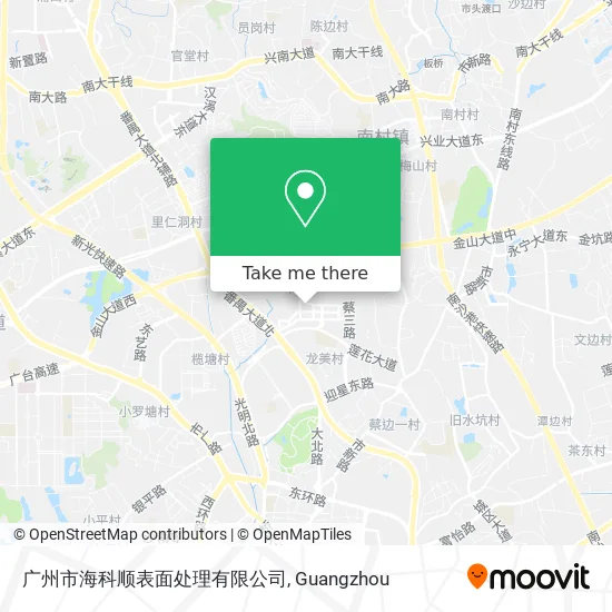 广州市海科顺表面处理有限公司 map