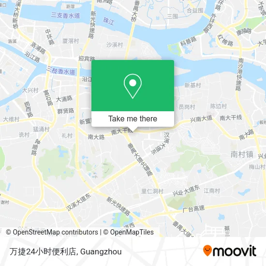 万捷24小时便利店 map