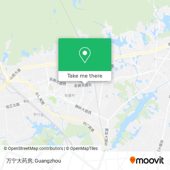 万宁大药房 map