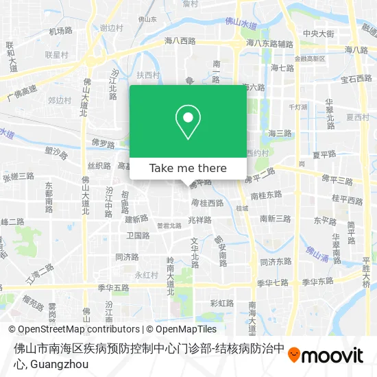 佛山市南海区疾病预防控制中心门诊部-结核病防治中心 map
