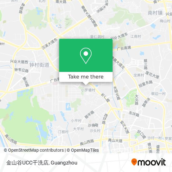 金山谷UCC干洗店 map