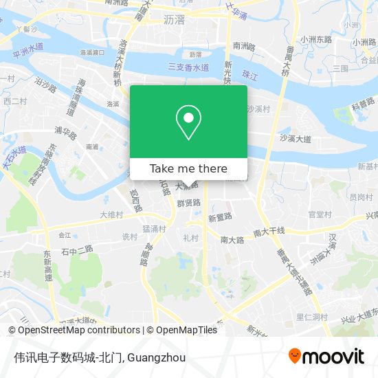 伟讯电子数码城-北门 map