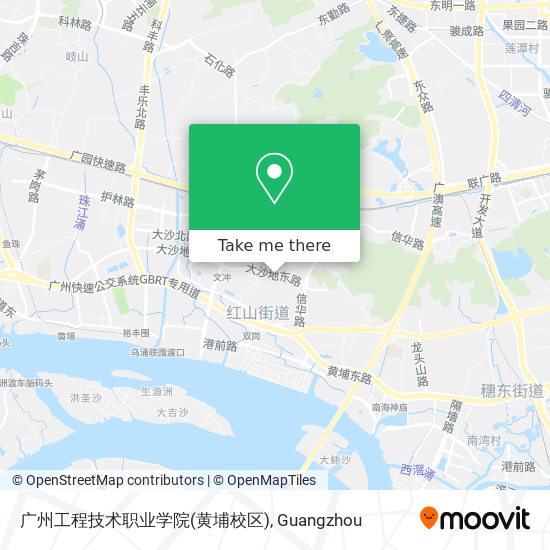 广州工程技术职业学院(黄埔校区) map