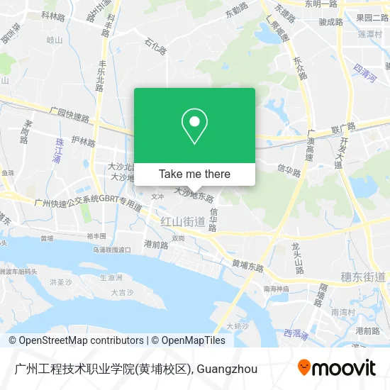 广州工程技术职业学院(黄埔校区) map