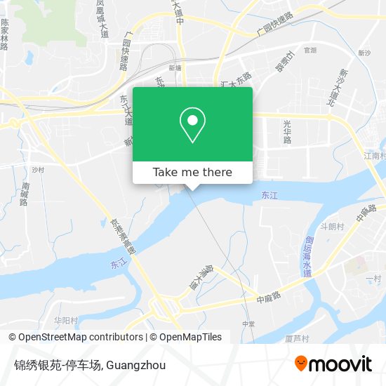 锦绣银苑-停车场 map