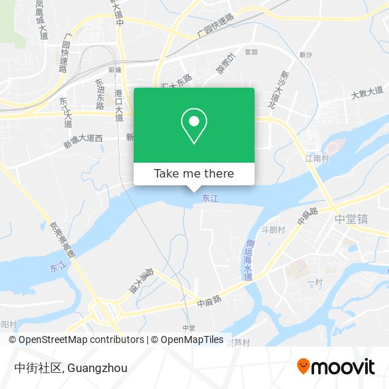 中街社区 map