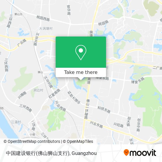 中国建设银行(佛山狮山支行) map