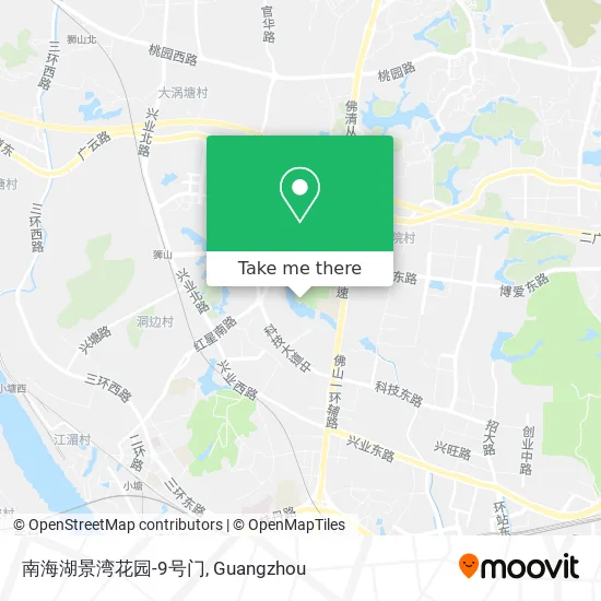 南海湖景湾花园-9号门 map
