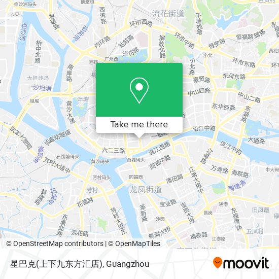 星巴克(上下九东方汇店) map