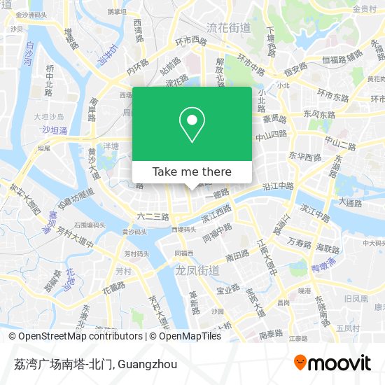 荔湾广场南塔-北门 map