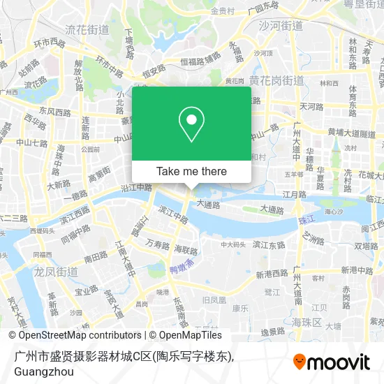 广州市盛贤摄影器材城C区(陶乐写字楼东) map
