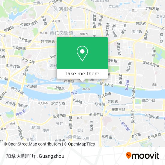 加拿大咖啡厅 map