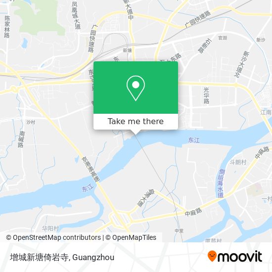 增城新塘倚岩寺 map