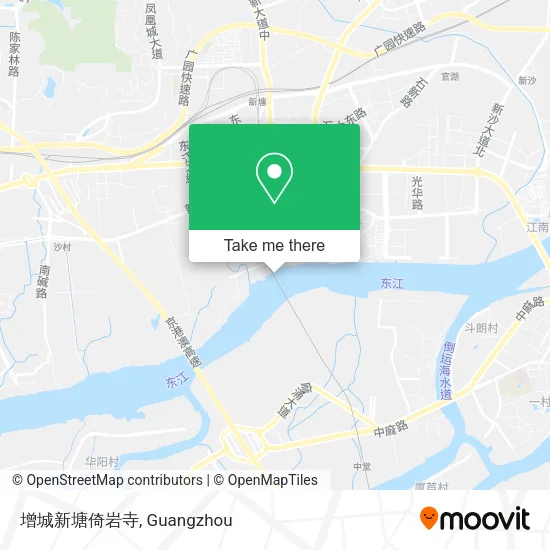 增城新塘倚岩寺 map