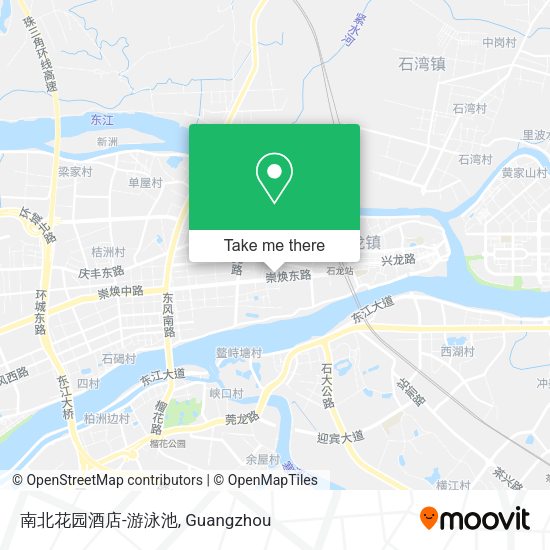 南北花园酒店-游泳池 map