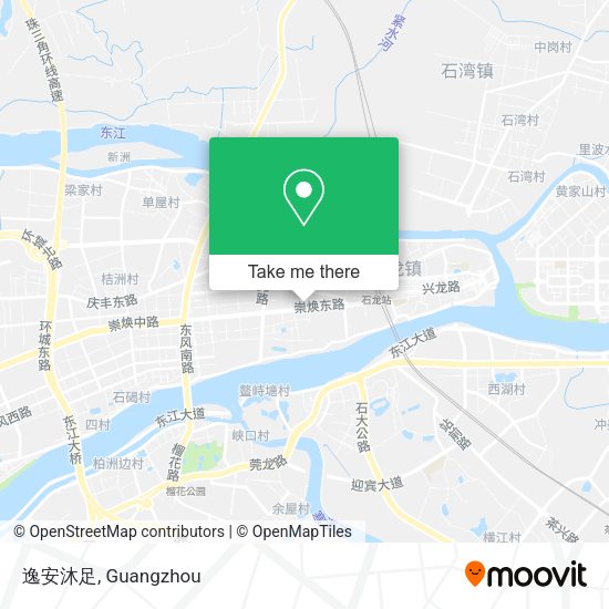 逸安沐足 map
