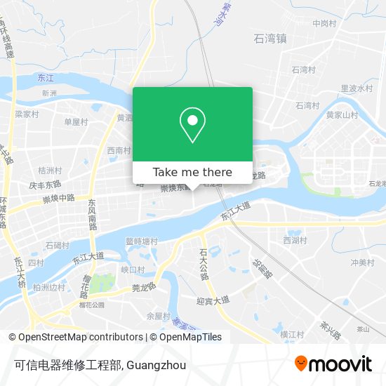 可信电器维修工程部 map