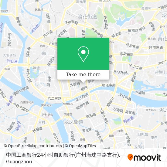 中国工商银行24小时自助银行(广州海珠中路支行) map