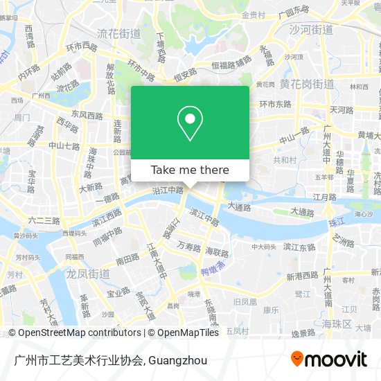 广州市工艺美术行业协会 map