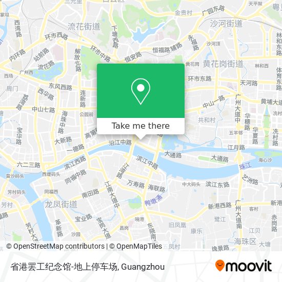 省港罢工纪念馆-地上停车场 map