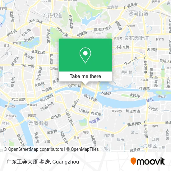 广东工会大厦-客房 map